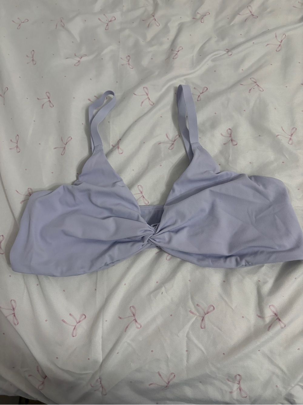 Gymshark Lavender Tie-Front Bralette